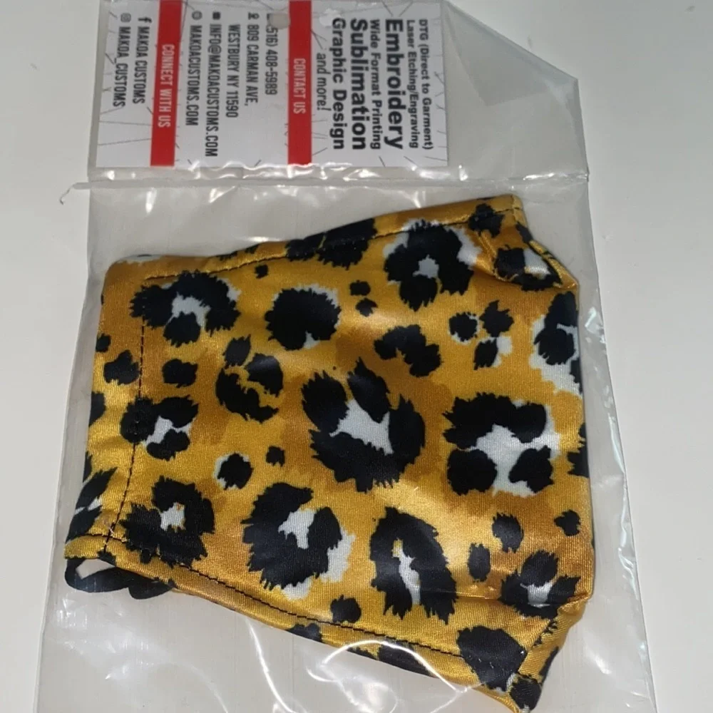 2 for $15 New adult size face mask w/ design (1)